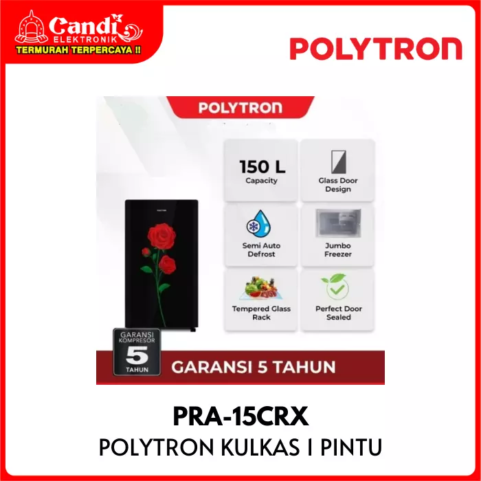 KULKAS 1 PINTU POLYTRON